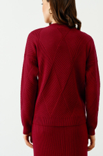 22740 Джемпер женский (бордовый)
