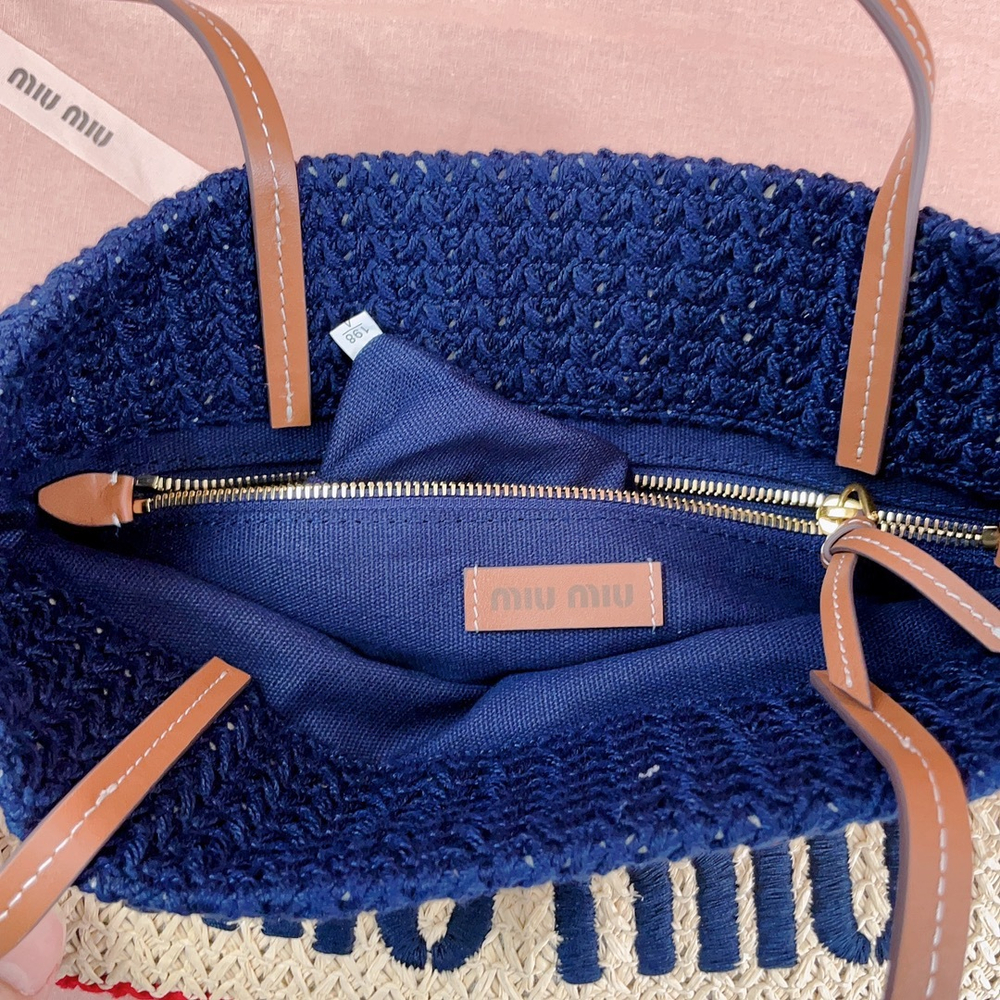 Miu Miu Crochet Tote Bag