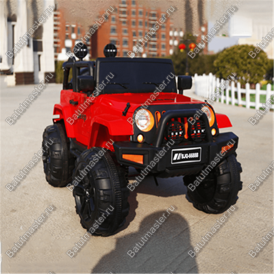 Детский электромобиль "Wrangler 218" красный, стандартная комплектация