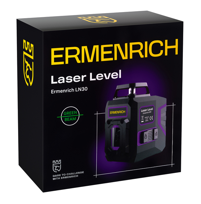 Лазерный уровень Ermenrich LN30, фиолетовый