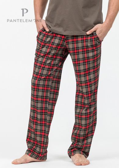 Брюки мужские Pantelemone PDB-164, клетка красная