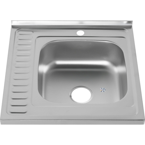 Мойка 6060R MELANA 0.8/180 накладная декор правая 097R