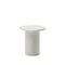 Приставной столик Macarella 48x47 см, белый цемент 