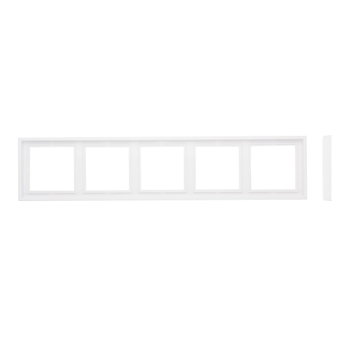 Рамка 5-местная LIREGUS MODERN K14-445-05.M/WM белый матированный