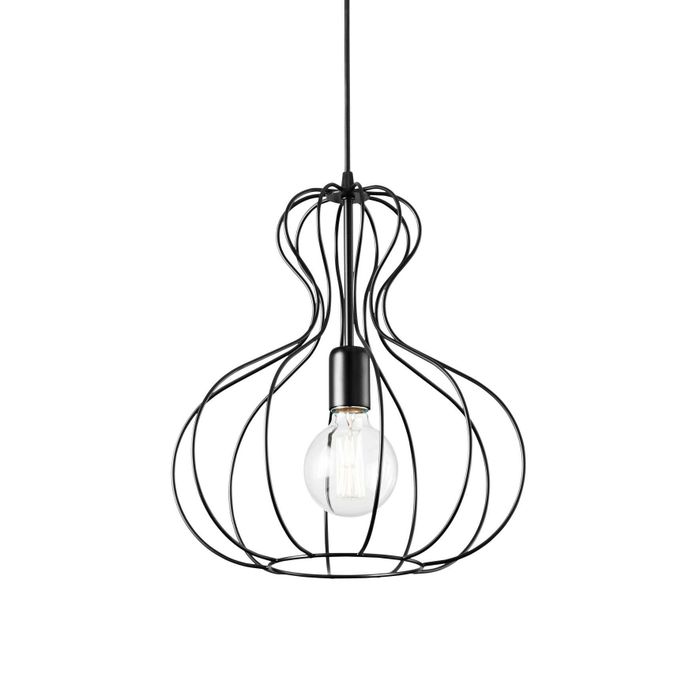 Потолочный светильник Ideal Lux AMPOLLA-1 SP1 NERO 148502