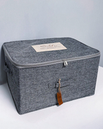 "Вязаный" плед из натурального меха рекс 200*150 см (серый сноутоп, окрас меха в два тона)