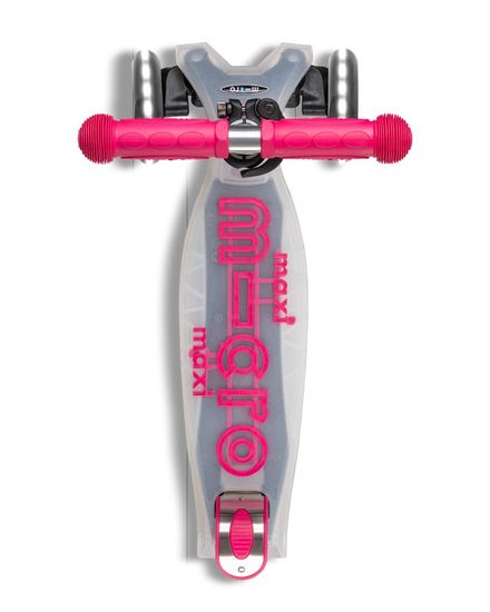 Самокат Maxi Micro Deluxe Flux LED Pink