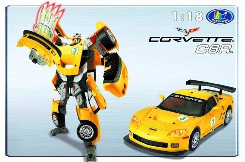 Купить Робот-трансформер Chevrolet Corvette C6R.