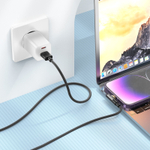 Кабель USB - Lightning BOROFONE BU39 (черный) 1.2м