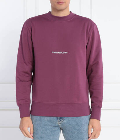 Худи INSTITUTIONAL CREW NECK CALVIN KLEIN JEANS - фиолетовый(J30J324116)