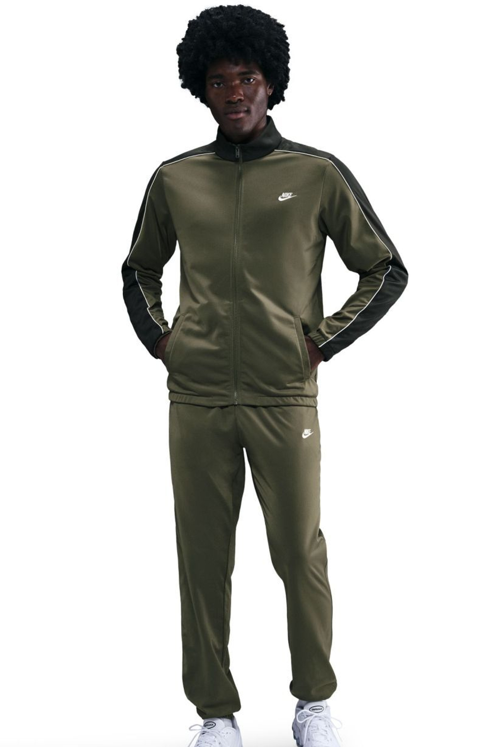 Men's Спортивный костюм Nike Sportswear Club - medium olive/sequoia/sail