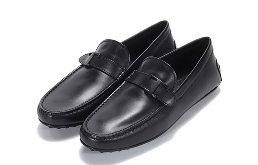 TOD"S Logo Plaque Loafers