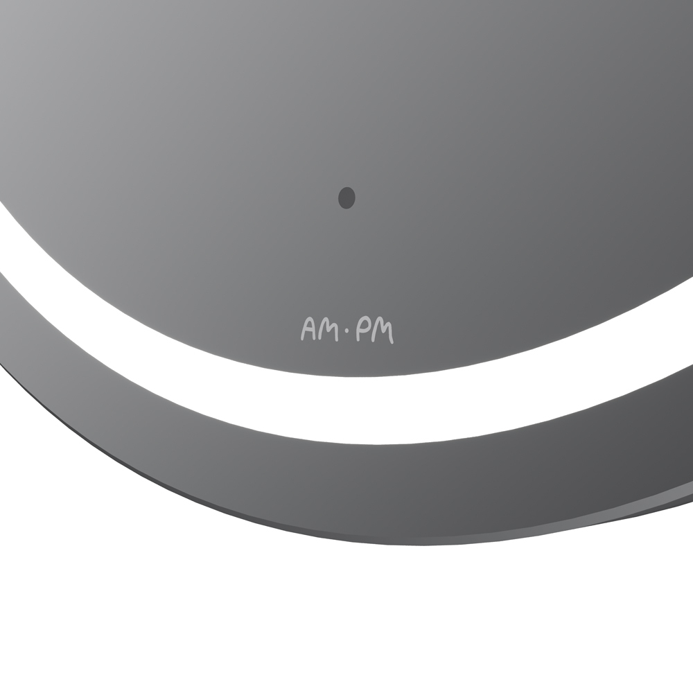 Универсальное зеркало с контурной LED-подсветкой, ИК- сенсором, круглое, 60 см AM.PM X-Joy M85AMOX0601WG