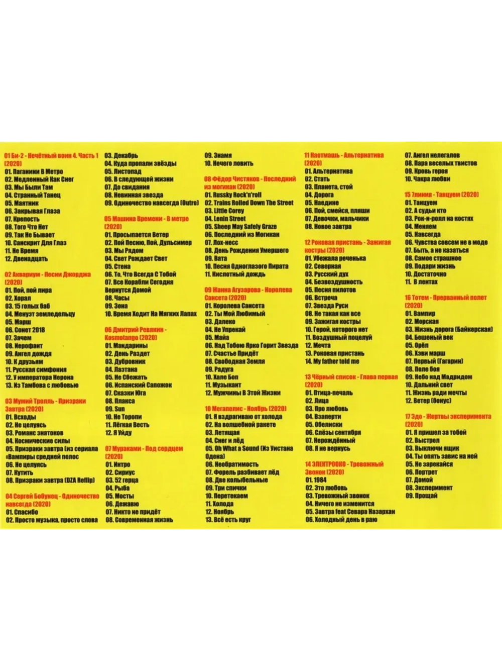 Новые Альбомы Русского Рока Выпуск 3 (MP3 Флешка)