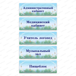 Навигационная табличка для кабинета Луг