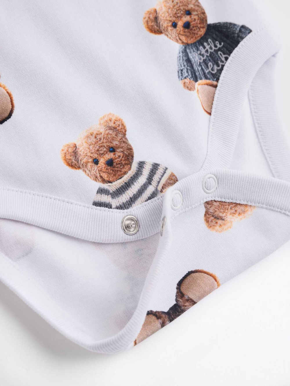 Боди с длинным рукавом для малышей Next B23-062, 3 шт., Серый, Голубой