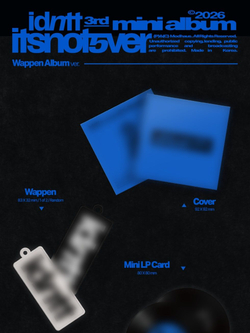 (ПРЕДЗАКАЗ) Альбом IDNTT - ITSNOTOVER 3rd Mini Album WAPPEN ALBUM Version