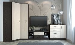 Гостиная "Ронда" № 14 (венге\дуб молочный)