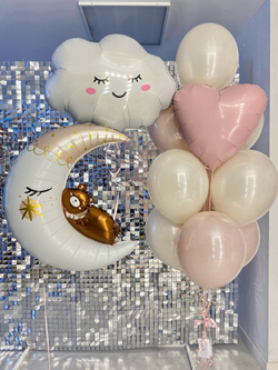 Воздушные шары на выписку девочки №748