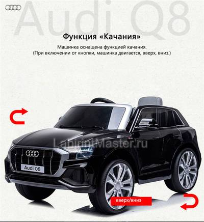 Детский электромобиль "AUDI Q8" 12V, красный
