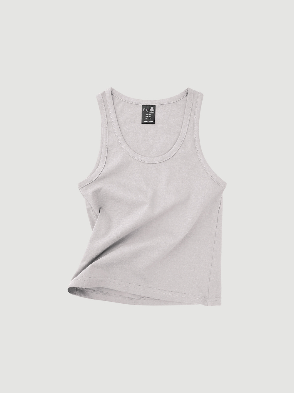 Майка унисекс Mjölk Песочный серый, уценка
