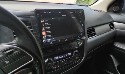 Магнитола для Mitsubishi Outlander 3 2012-2022 (левый руль, рамка 10) - Redpower 85156 PRO/PROmax ТОП звук, 2K QLED, Android 14, CarPlay, 4G SIM-слот