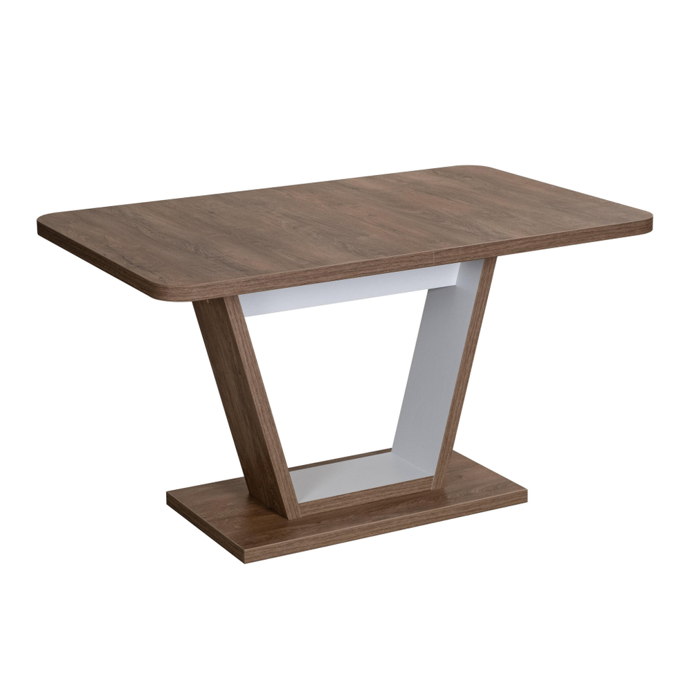 Стол обеденный VOX раздвижной ЛДСП, 132-172x85x75,5 см, Дуб артисан/Графит