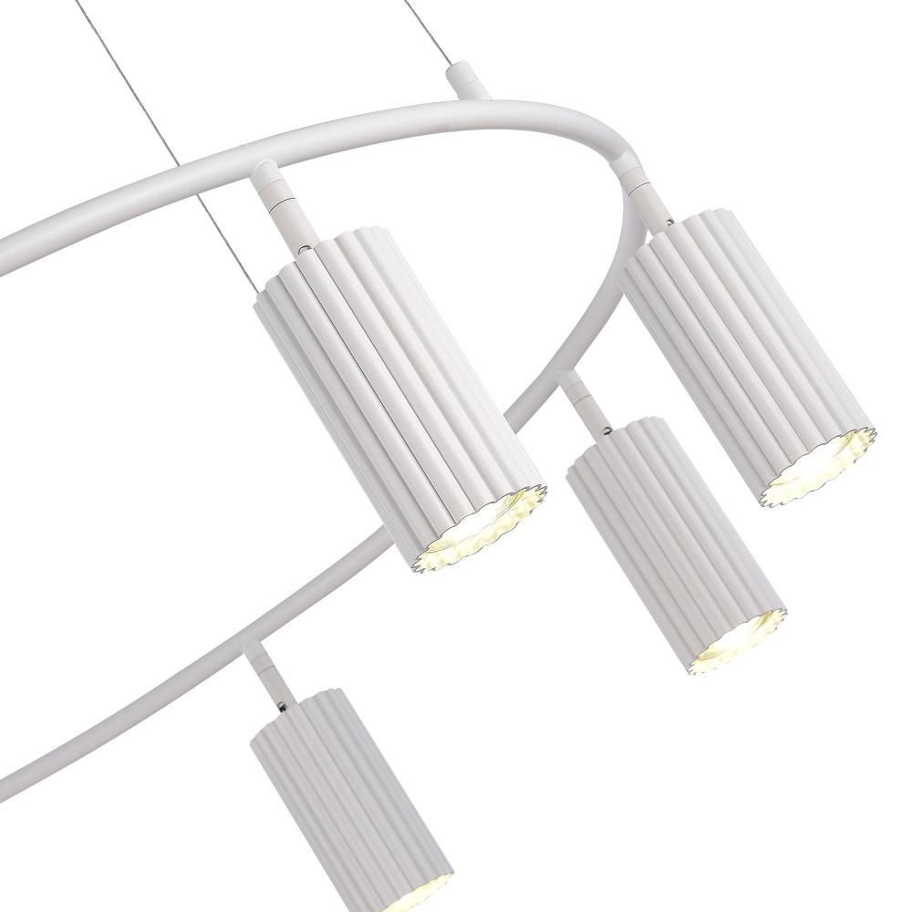 SL1213.503.08 Светильник подвесной ST-Luce Белый/Белый GU10 8*5W 4000K