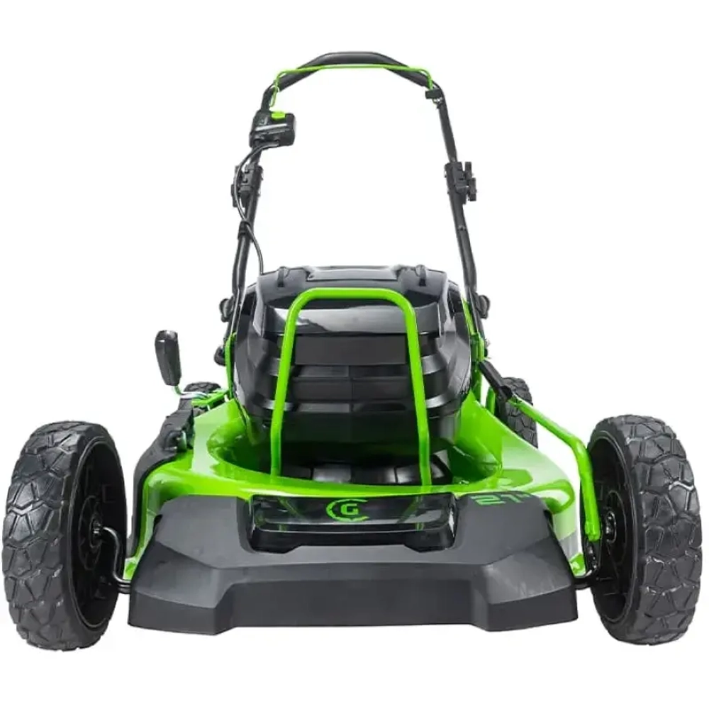 Аккумуляторная газонокосилка Greenworks GC82HPLM512K5 (2 x 5 Ач, ЗУ) 2518907U2B