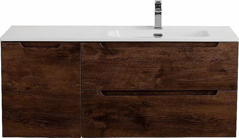 Тумба с раковиной BelBagno ETNA-1200-2C-1A-SO-RW-L/R Rovere Moro