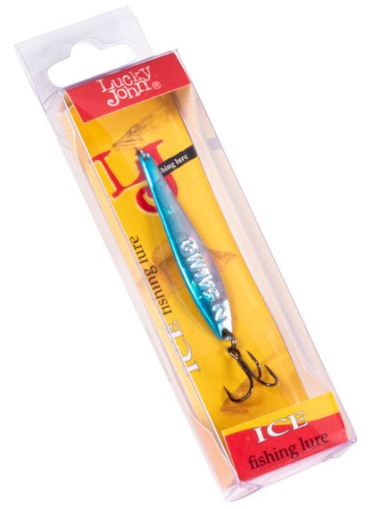 Блесна вертикал. зим. Lucky John S-2 с тр. 03.0г BI блистер