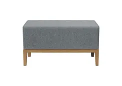 Банкетка Fjord 80 см (светло-серый, твид)