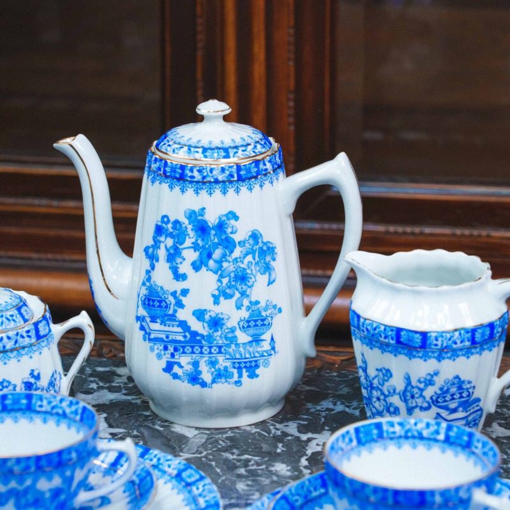 Чайный сервиз на 6 персон «Голубая классика Баварии»