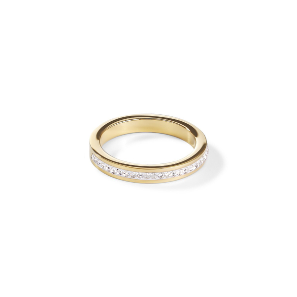 Кольцо Coeur de Lion Crystal-Gold 0129/40-1816 58 размер 18,5