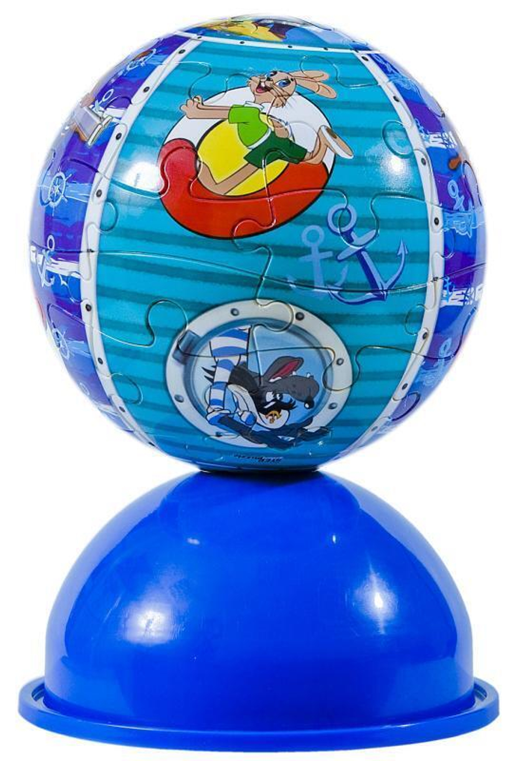 Пазл-шар 24эл. "Ну, погоди" С/м (Степ пазл)