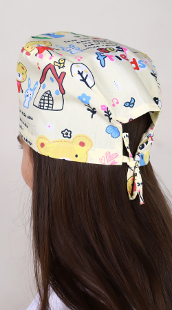 Бандана медицинская принт №4688 (58-60)