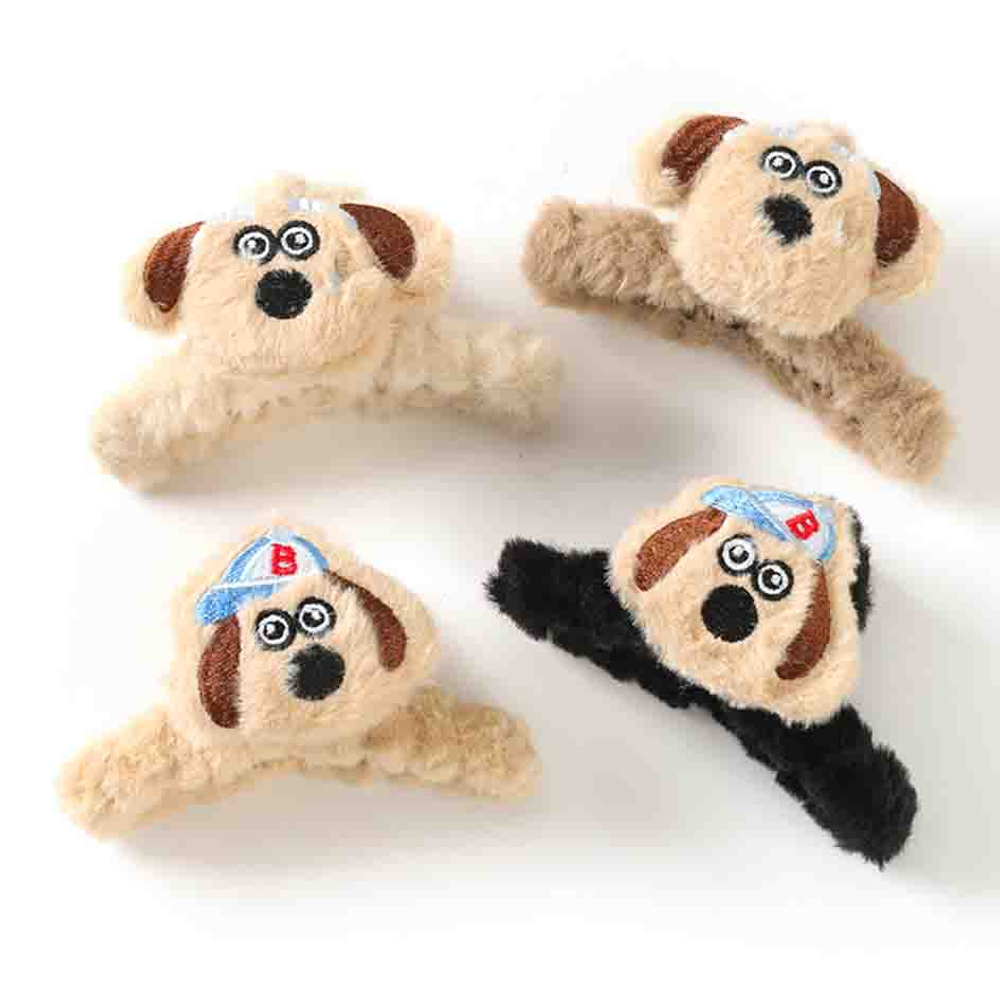 Заколка-краб Собака