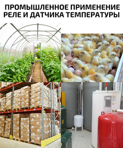 Умное реле Zigbee 16 А c датчиком температуры