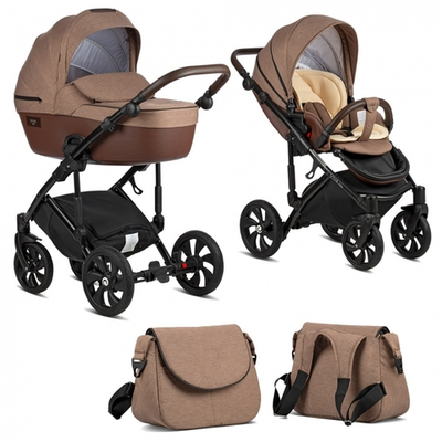 Коляска Tutis Viva Life 3 в 1 New 2019 DEEP TAUPE №078 (Бежевый)