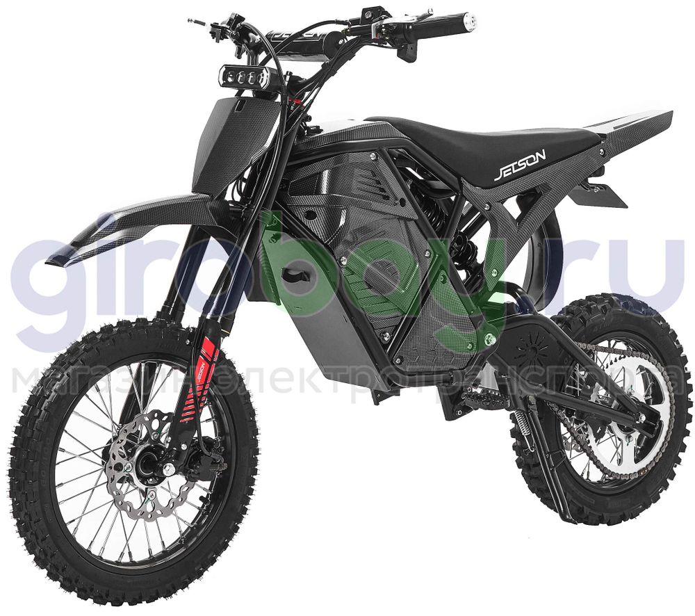 Электропитбайк Jetson MAGNUM 1000W (48V/25Ah) - Карбон фото №1