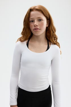 H&M Спортивный топ SoftMove™, белый