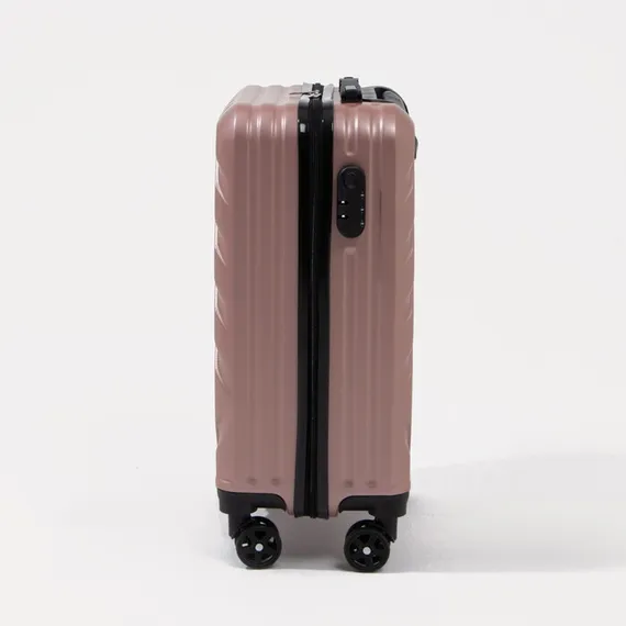 Чемодан маленький 20&quot;, кодовый замок, цвет розовое золото