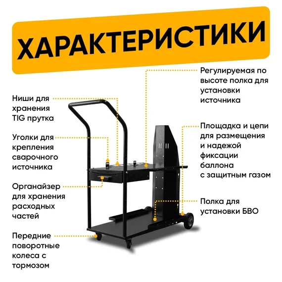 Тележка для сварочного аппарата OSA START ULTRA 2TG006