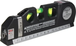 Лазерный уровень строительный Laser Level Pro 3 со встроенной рулеткой 3 метра