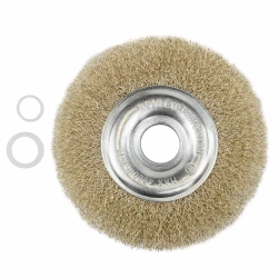 Кордщетка дисковая латунная для УШМ 125мм, в блистере Forsage F-BWF005