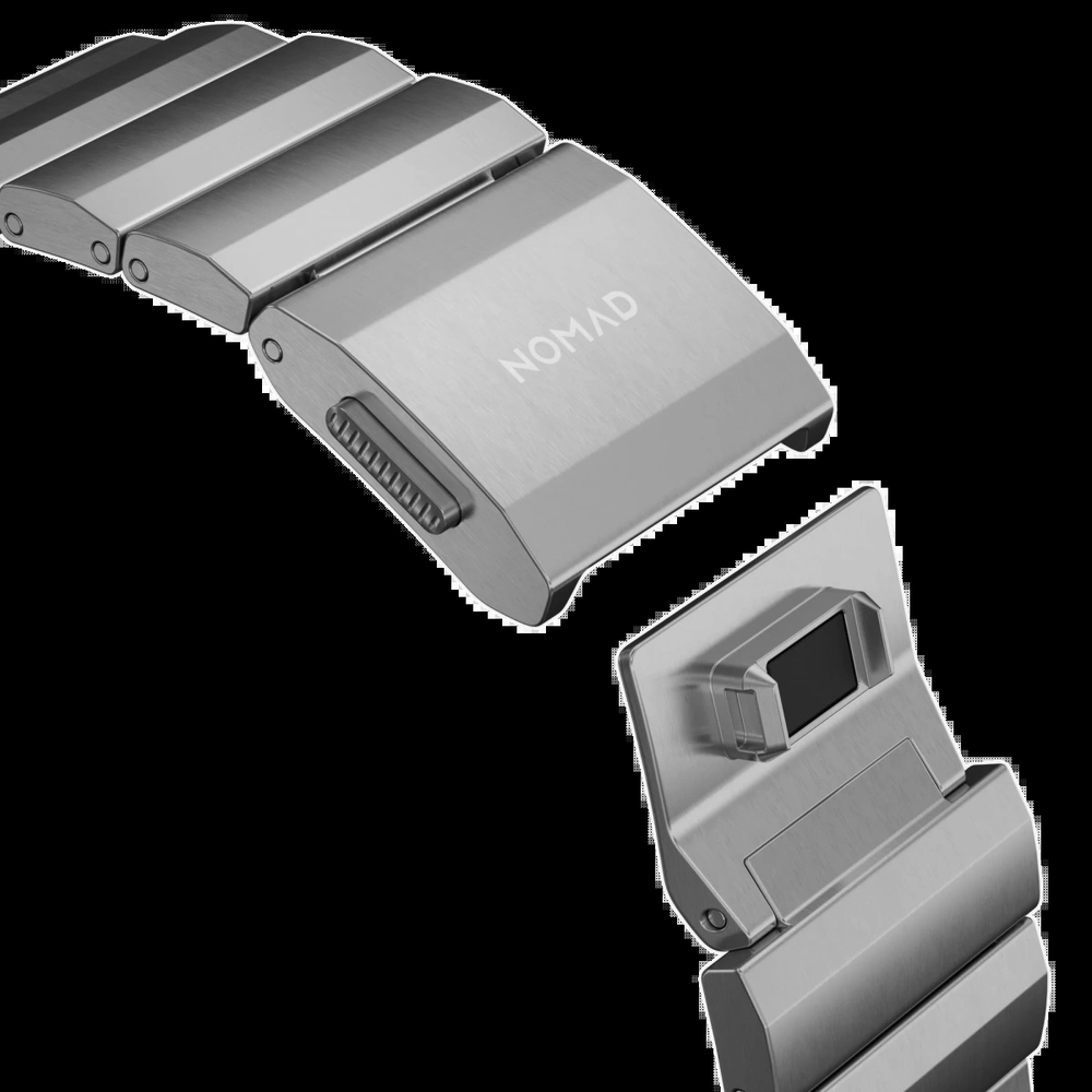 Ремешок Nomad Titanium Band для Apple Watch 42/44/45/46/49мм, Silver (NM1A4HSXT0)