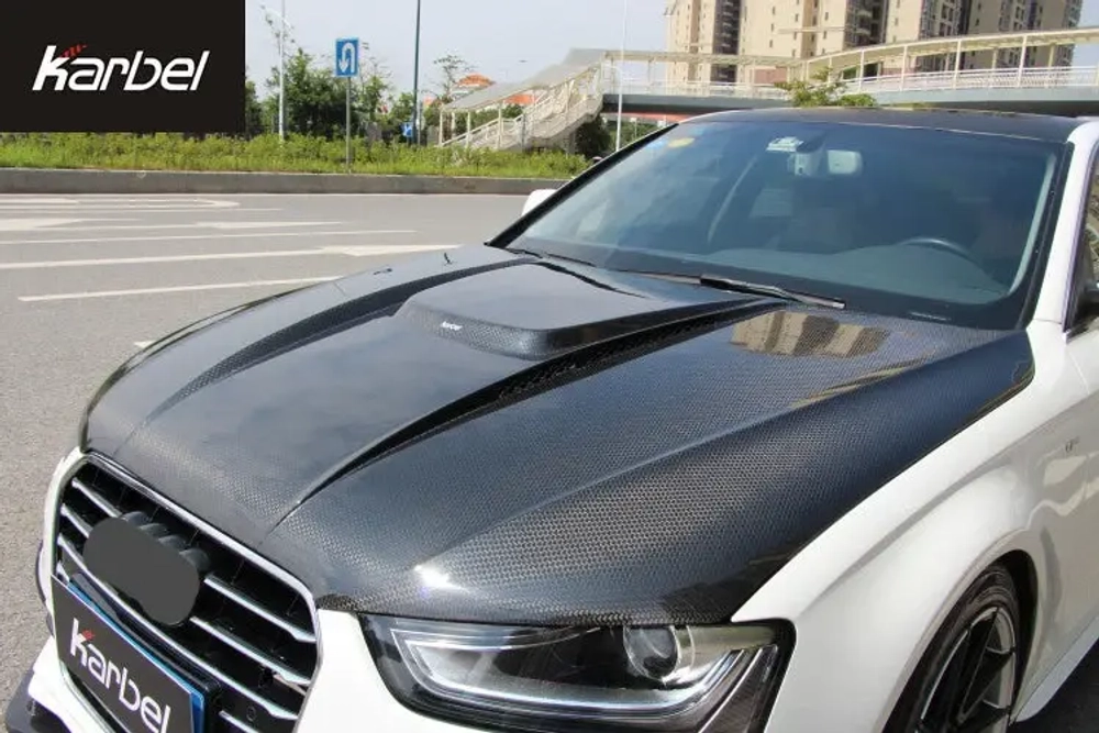 Карбоновый капот для AUDI S4 & A4 S LINE & A4 2013-2016 B8.5 Ауди