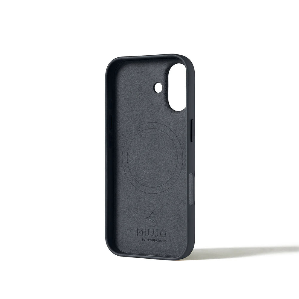 Чехол Mujjo Leather для iPhone 17 базальт