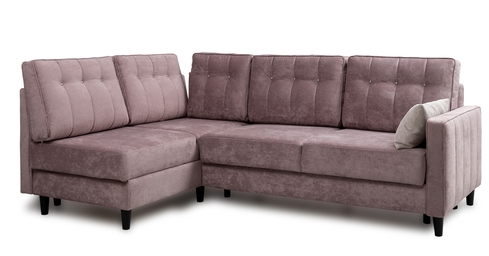 Арно угловой диван-кровать (пепел розы)