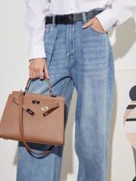 PERFECT JEANS С ЗАЩИПАМИ BLUE